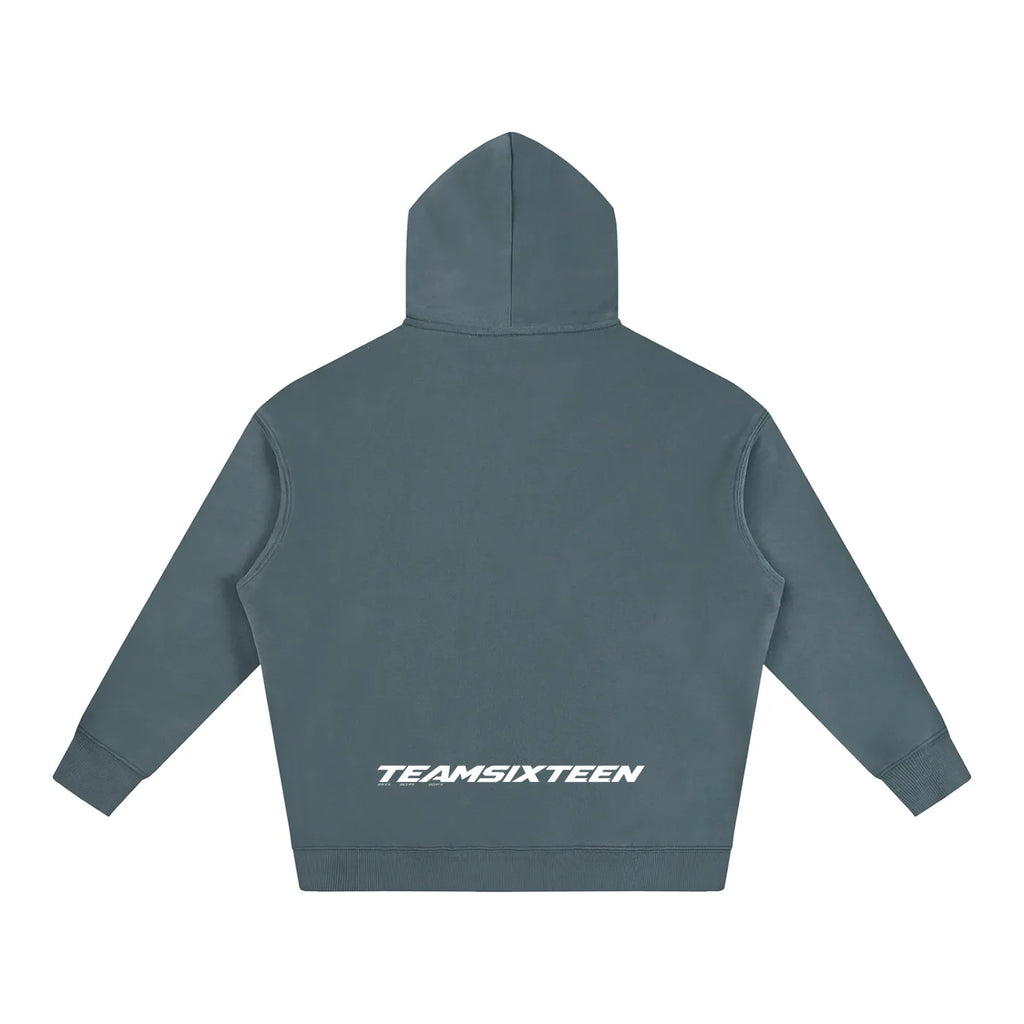 Team 16 Grey Blue Hoodie