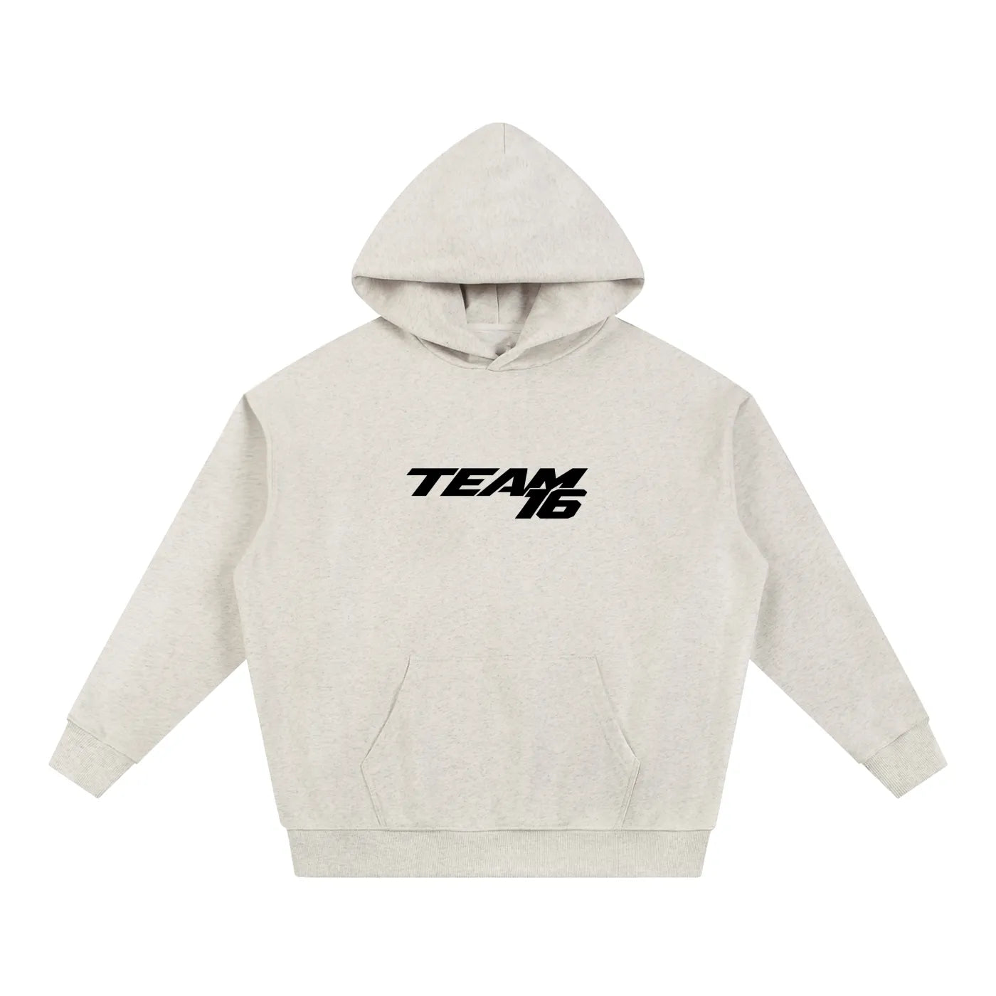 Team 16 White Grey Hoodie